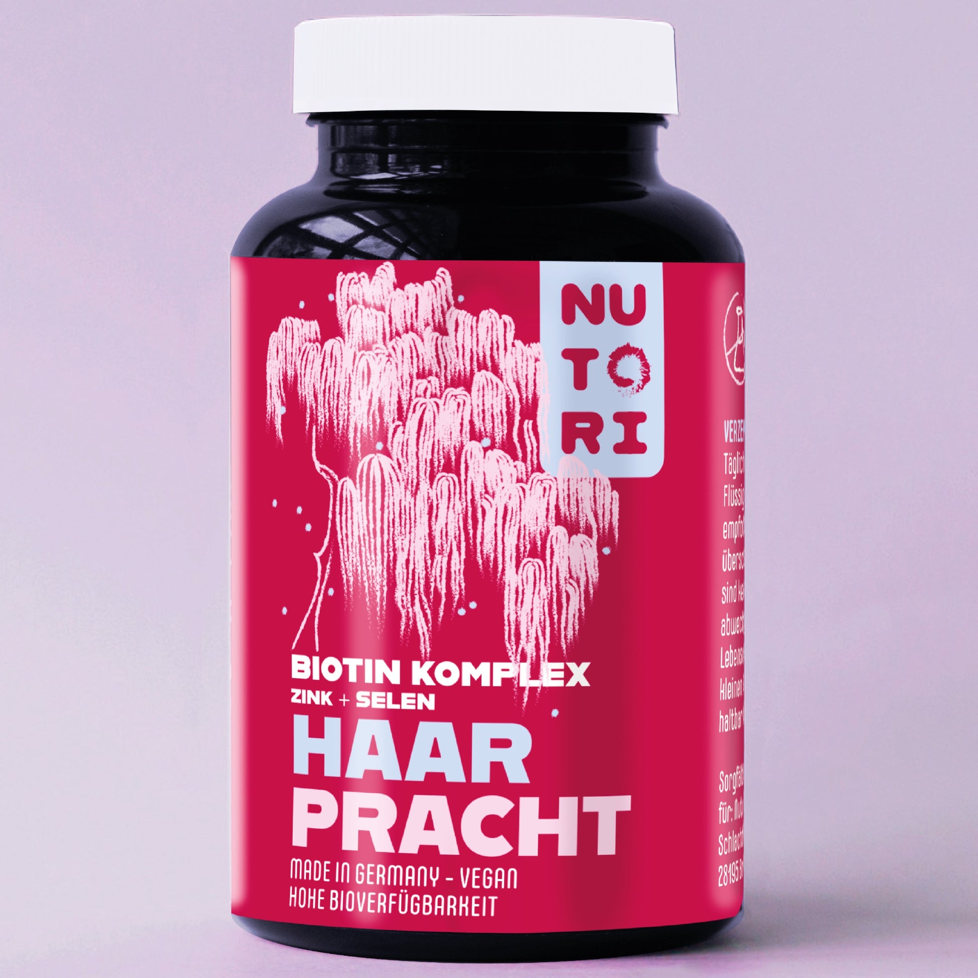 Biotin Haar Komplex Kapseln | Für Haarwachstum & Vitalität | Nutori