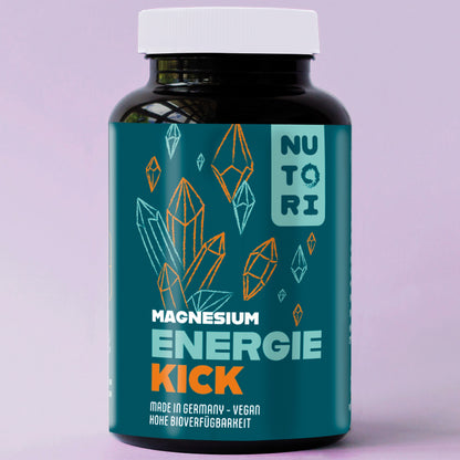 Magnesiumcitrat Kapseln | Natürlich & Hochdosiert | Nutori